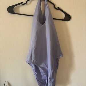 Lucky Brand Light Purple Halter Swimsuit